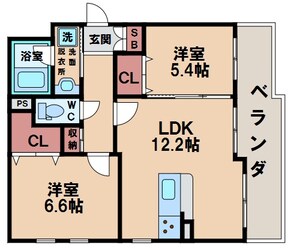 サン・ピース阿倍野の物件間取画像